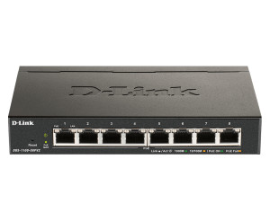 D-Link, 8-Port PoE Gigabit Smart Managed Switch