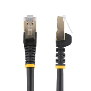 0.5m Black Cat6a Ethernet Cable - STP