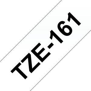 Brother, TZE161 36mm Black On Clear Label Tape
