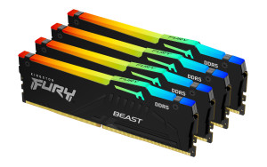 Kingston, D5 D 5200 128GB Kit 4X32 Fury Beast RGB