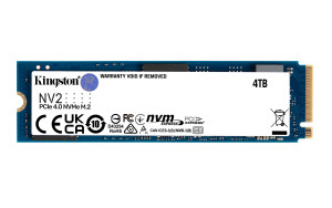 Kingston, SSD Int 4TB NV2 PCIe 4.0 NVMe M.2