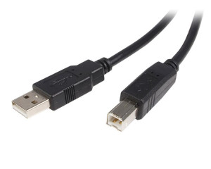 0.5m USB 2.0 A to B Cable - M/M