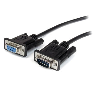 Startech, 1m S-Through DB9 RS232 Serial Cable
