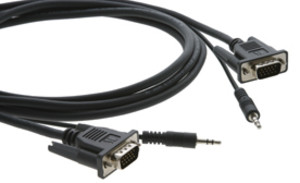 Kramer, Micro HD15 to HD15 (M-M) + Audio 15ft