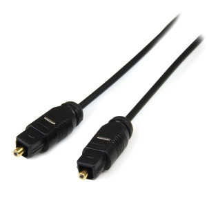 Startech, 15 ft Thin Toslink Digital Optical Cable