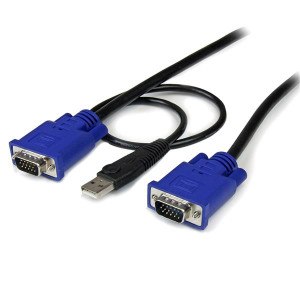 Startech, 10 ft 2-in-1 Ultra Thin USB KVM Cable