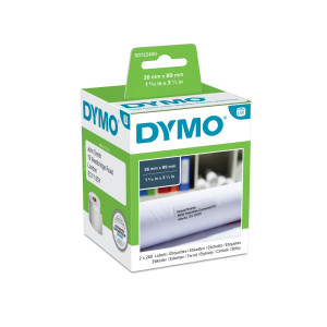 Dymo, Lrg Add Label 38x89mm 260/Roll PK2