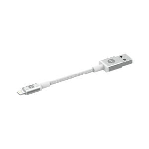 Invisible Shield, Cable-USB-A To Lightning 9CM - White