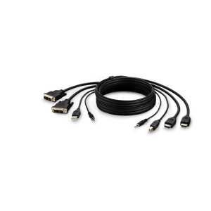 Belkin, Dual-Head DVI-D to HDMI KVM Cable 6&apos;
