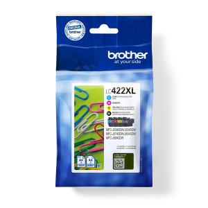 Brother, LC422XLVAL CMYK MultiPack 3k Pages Ink