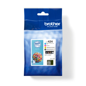 Brother, LC424VAL CMYK MultiPack 750 Pages Ink