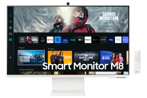 Samsung, 32" 4K Smart Monitor Speakers Remote