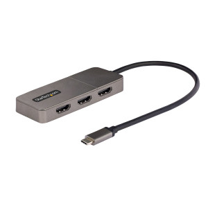 Startech, 3-Port USB-C to HDMI MST Hub 4K 60Hz