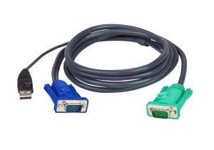 Aten, KVM CABLE USB PC TO HD SWITCH 1.8m