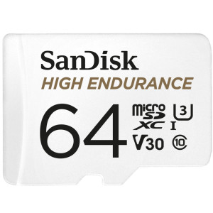 Sandisk, FC 64G High Endurance Micro-SD HC +AD