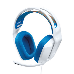 Logitech, G335 Wired Gaming Headset - White - EMEA