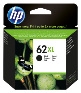 Hewlett Packard, 62XL Black Ink