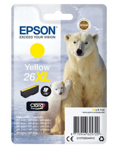 26XL Yellow Ink