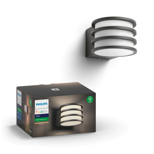 HUE ZB-OD -LuccaWalLanternAnthra1x9.5W