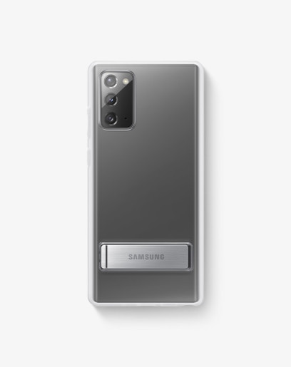 Note20 Clear Standing Cover Transparent