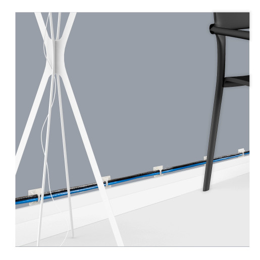 100 Cable Tie Mounts - Adhesive Tape