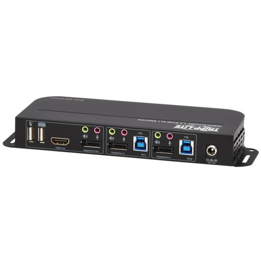 Displayport USB KVM Switch 2-Port 4K Kit