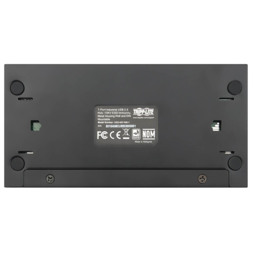 7PT INDST USB Hub 15 KV ESD Wall/DIN MNT