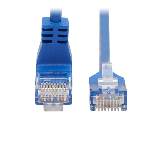 Cat6 Cable Up Angle Slim M/M Blue 2.1M