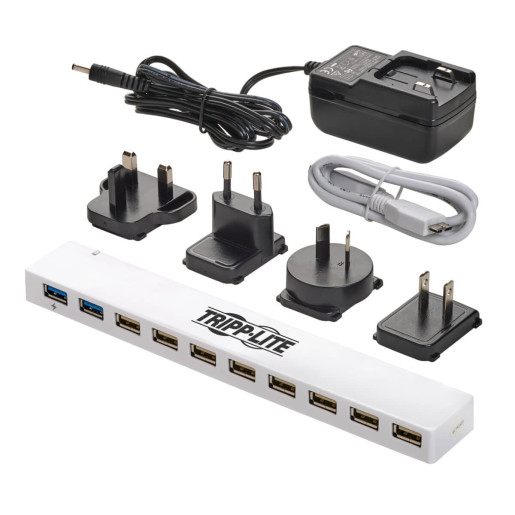 10-Port USB 3.0 USB 2.0 Combo Hub