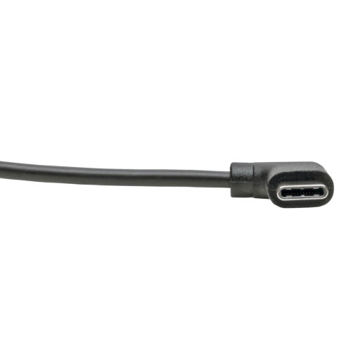 USB-A Male to Right Angle USB-C Male 1M