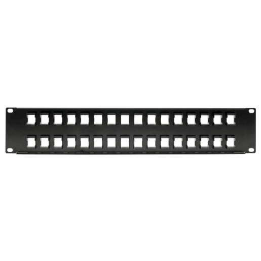 32-Port Keystone Blank Patch Panel 2URM
