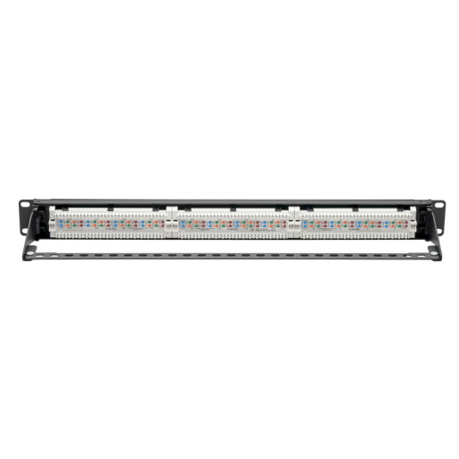 Cat5e PoE Patch Panel 24-Port 110 568A/B