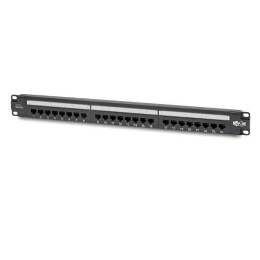 Cat6 PoE Patch Panel 24-Port 110 568A/B