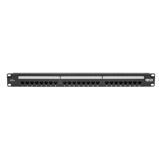 Cat6 PoE Patch Panel 24-Port 110 568A/B