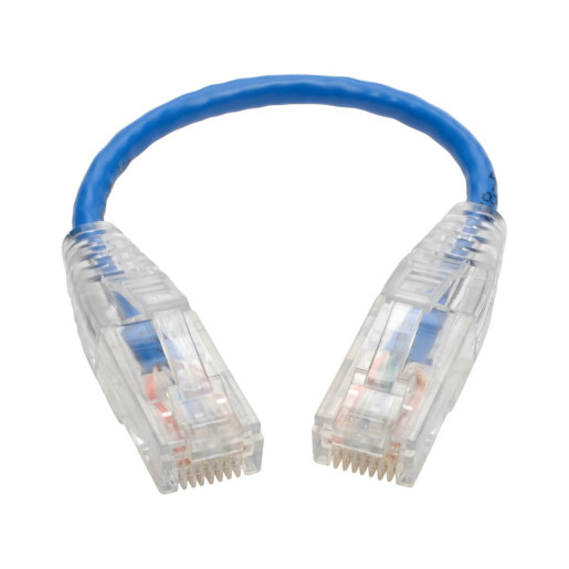 Cat6 Snagless MLD Slim Patch BLU 15.2cm