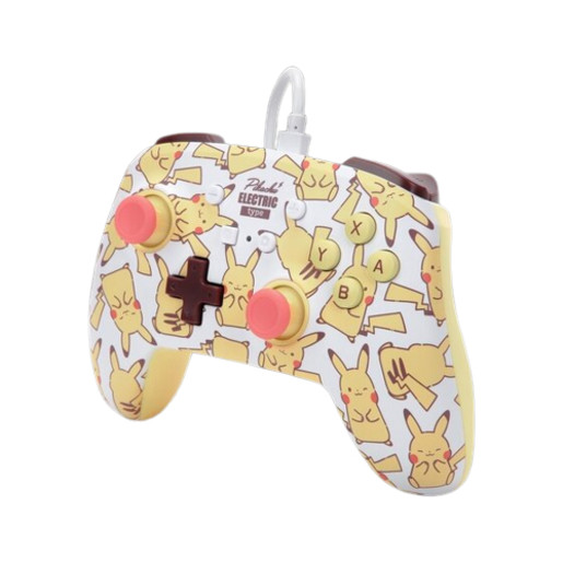 Enhanced Wired Cont NSW - Pikachu Blush