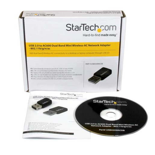 USB 2.0 AC600 Mini DB AC Network Adapter