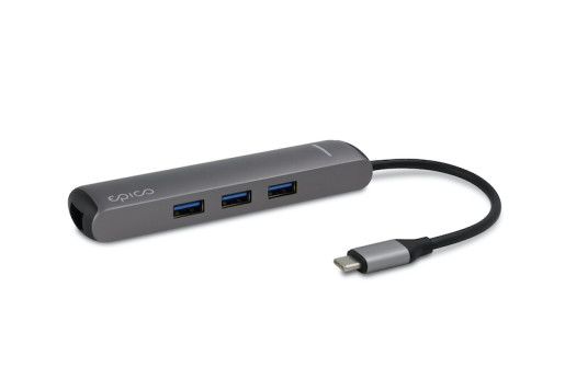 USB Type-C Hub Slim 6in1 - Space Gray