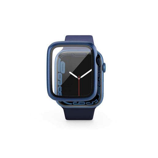 Glass Case Watch 7 41mmBlueMetallic