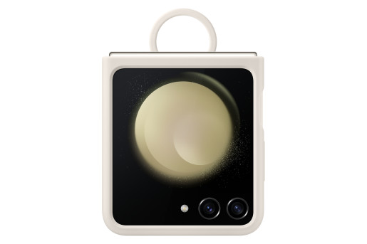 Flip5 Silicone Case w/ Ring Cream