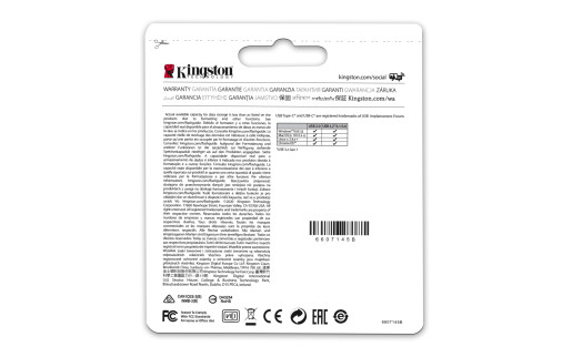 FD 256GB DataTraveler Microduo USB/USB-C