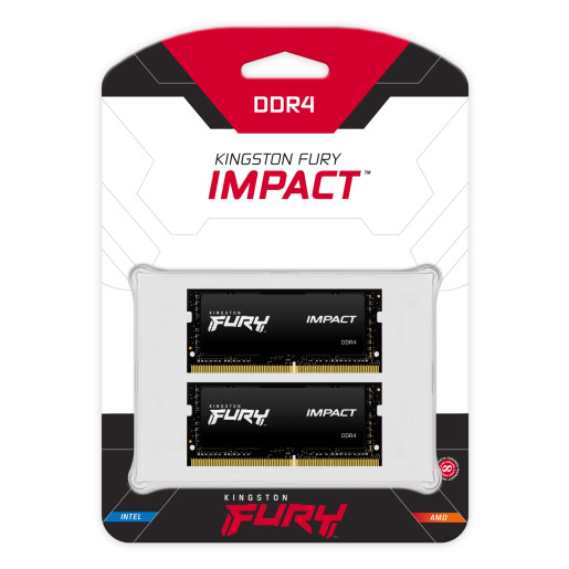 D4 SoD 2666MHz 32GB 2x16 Kit FURY Impact