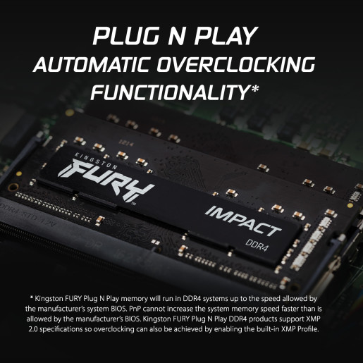 D4 SoD 2666MHz 32GB 2x16 Kit FURY Impact