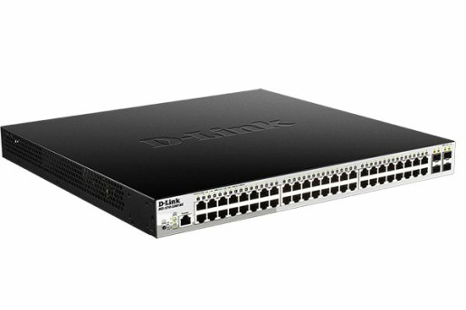 48-Port PoE + 4-Port 1 Gbps SFP Switch