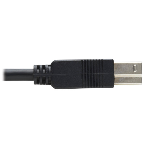 USB 3.2 PLENUM FIBER AOC A/B M/M BLK 15M