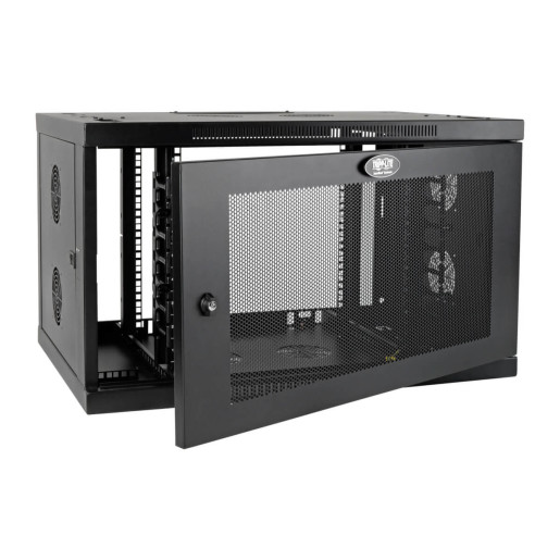 9U Wallmount Rack Wide Cable Management