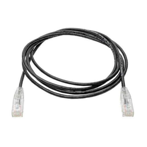 Cat6 Gigabit Snagless UTP Slim BLK 1.52m
