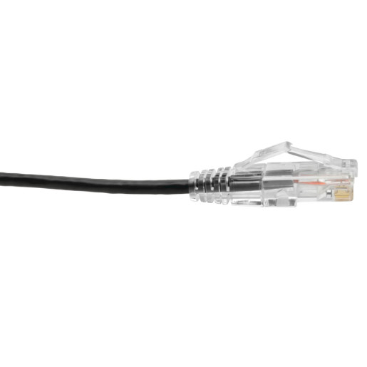 Cat6 Gigabit Snagless UTP Slim BLK 1.52m