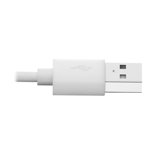 Lightning USB Charge Cable RA White 1.8M