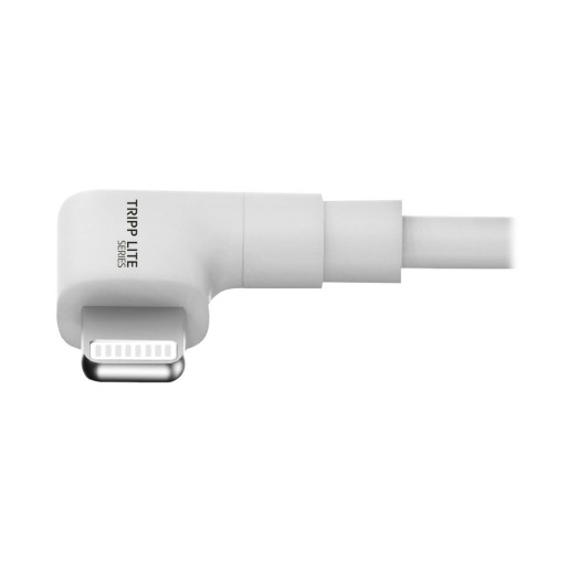 Lightning USB Charge Cable RA White 1.8M